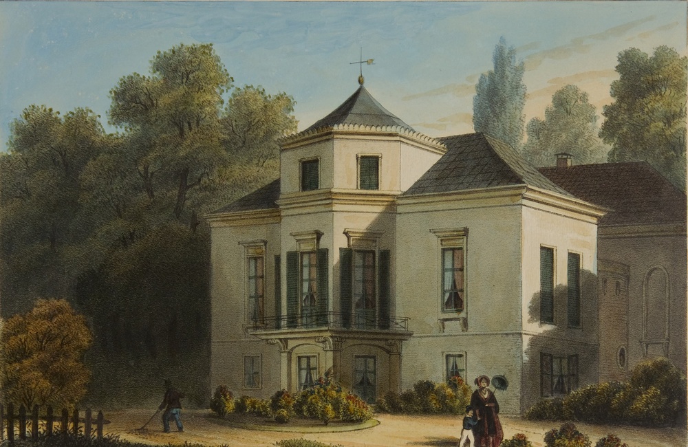 Tekening Pavillon ca 1850