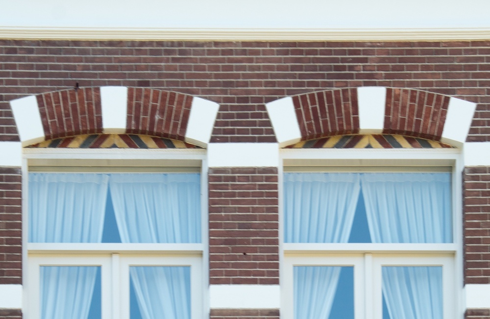 Detail ramen boven verdieping - 2016