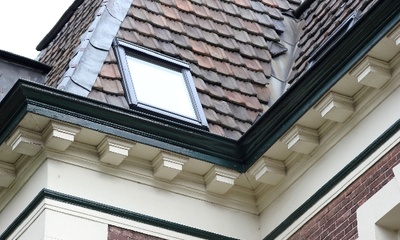 Deel gevel villa