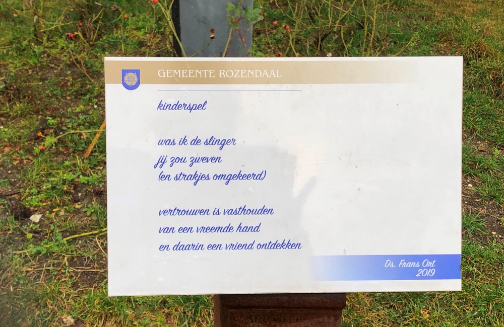 Gedicht Slingeren 2019