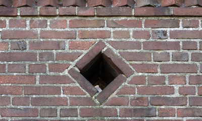 Detail voorgevel kerk