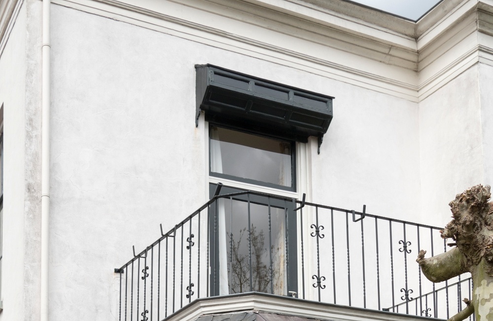 Rechterzijgevel met serre en balkon 2016