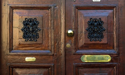Detail deur herenhuis