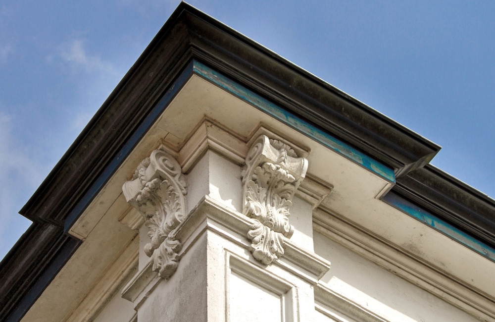 Detail daklijst Villa Palenstein / Notenbalk - 2016