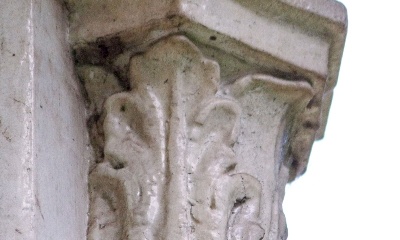 Detail gevel villa