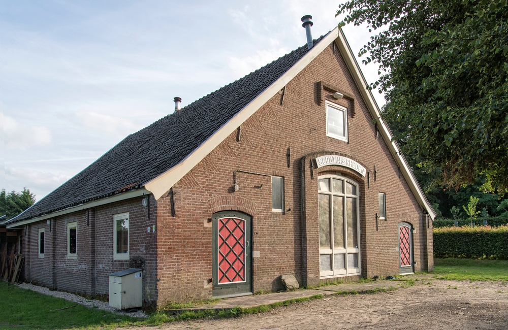 Voorzijde schuur Heuvenseweg 1c - 2016