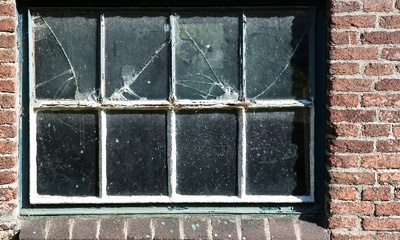 Detail gevel woning