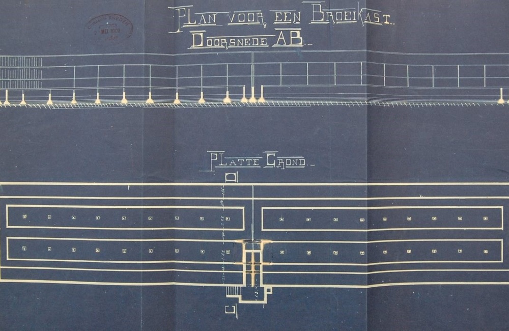 Ontwerp broeikast 1902