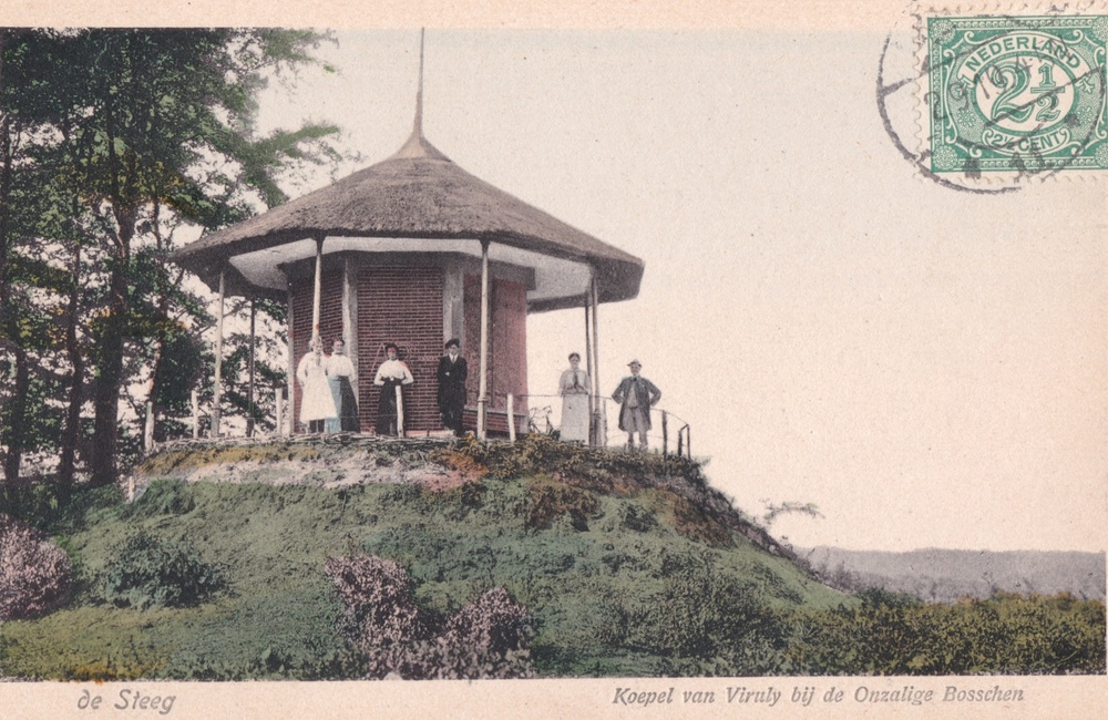 Koepel van Viruly met wandelaars - 1925