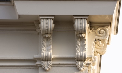 Detail dakgoot