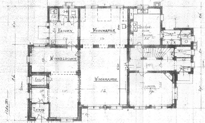 Tekening plattegrond