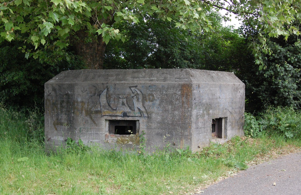 Kazemat langs fietspad vanaf boerderij Steenwaard naar Rheden  - 2010