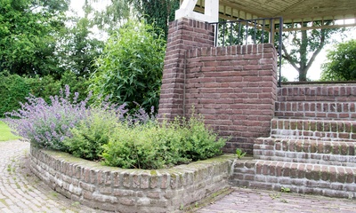 Detail gevel muziektent