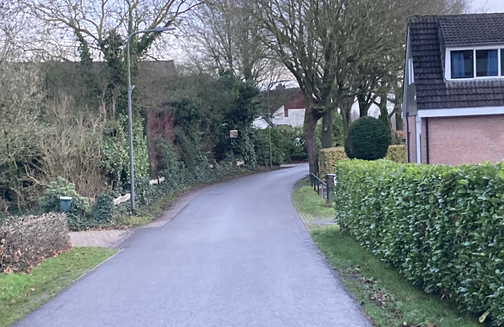 Bockhorstweg bij spoorwegovergang