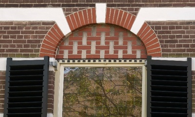 Detail gevel villa