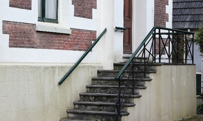 Deel voorgevel villa