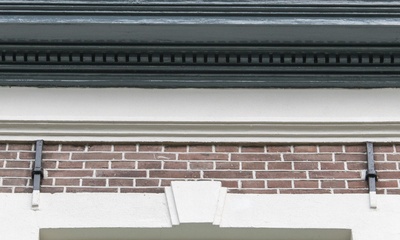 Detail voorgevel villa