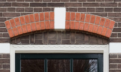Detail voorgevel pand