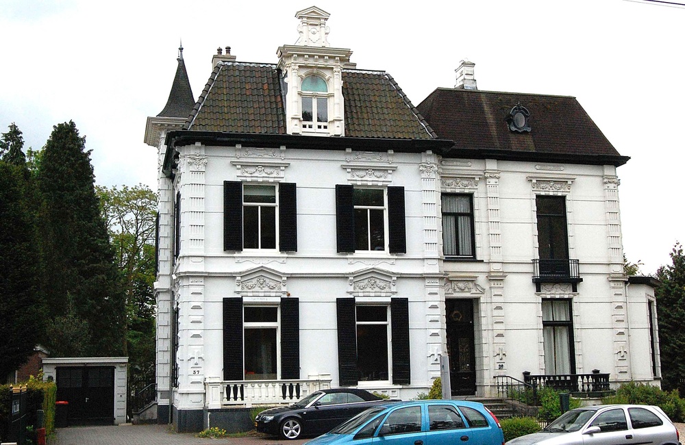 Voorzijde beide villa"s