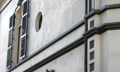 Deel gevel villa