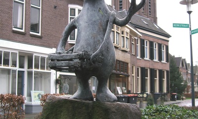 Kunstwerk Marktkoopman Hogestraat