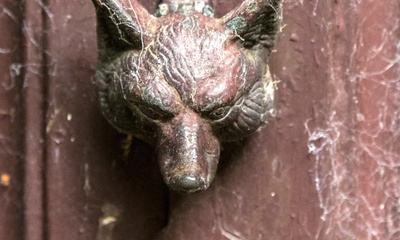 Detail deur voorgevel