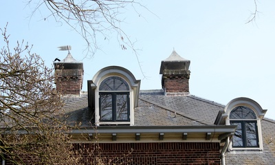 Detail dakpartij