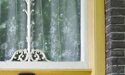 Detail gevel boerderij