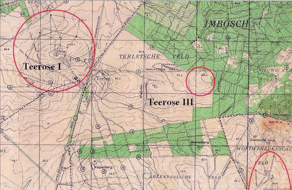 Ligging Teerosen