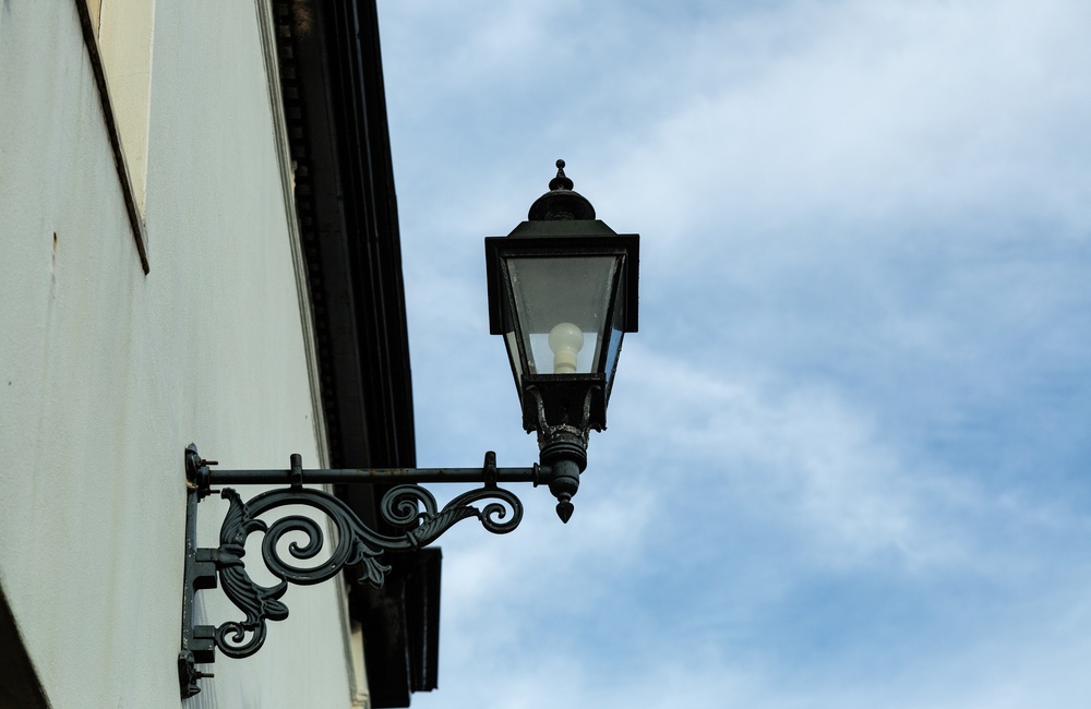 Lamp bij ingang nr. 14 Boszicht  - 2016