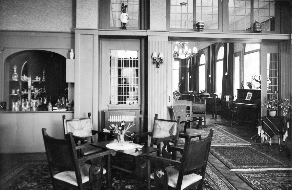 Interieur Restaurant Hotel Naeff  - 1960
