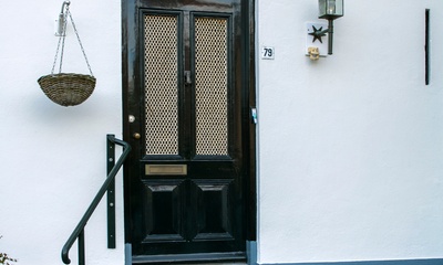 Detail voorgevel villa