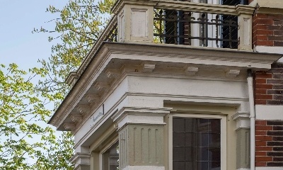 Deel linkergevel villa