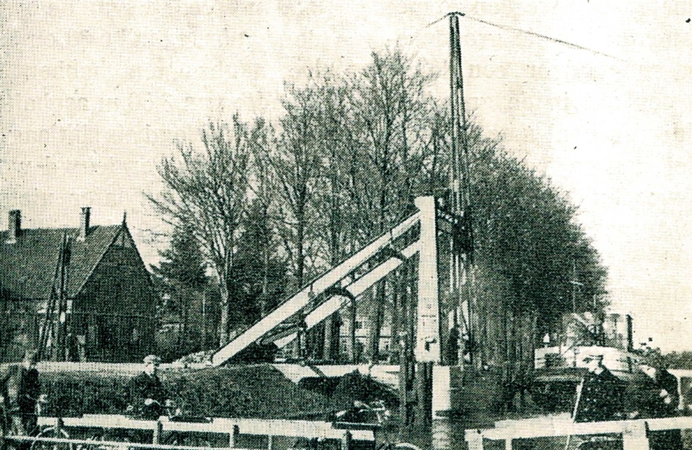 Spankerense Brug in aanbouw