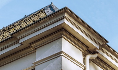 Detail daklijst villa