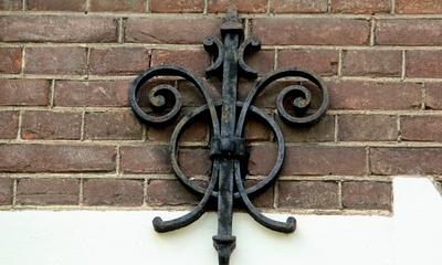 Detail gevel woonhuis