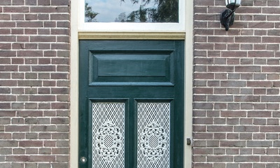 Detail zijgevel woning