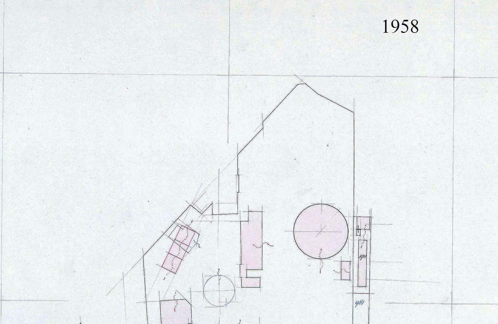 Kadastrale kaart 1958