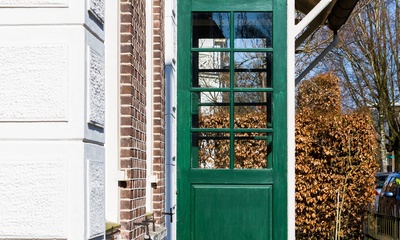 Deel voorgevel villa