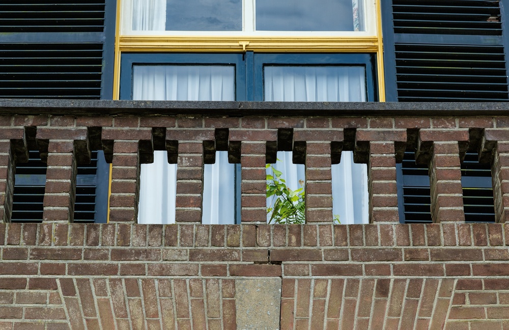 Detail balkon erker Villa Iris - 2016