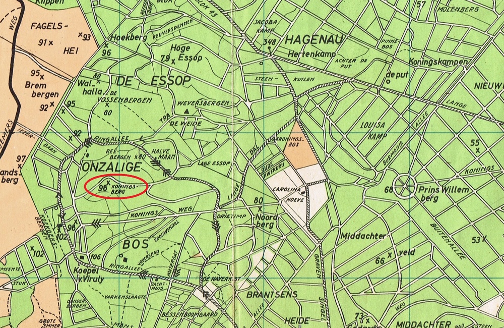 Kaartje uit 1935 met Koningsberg