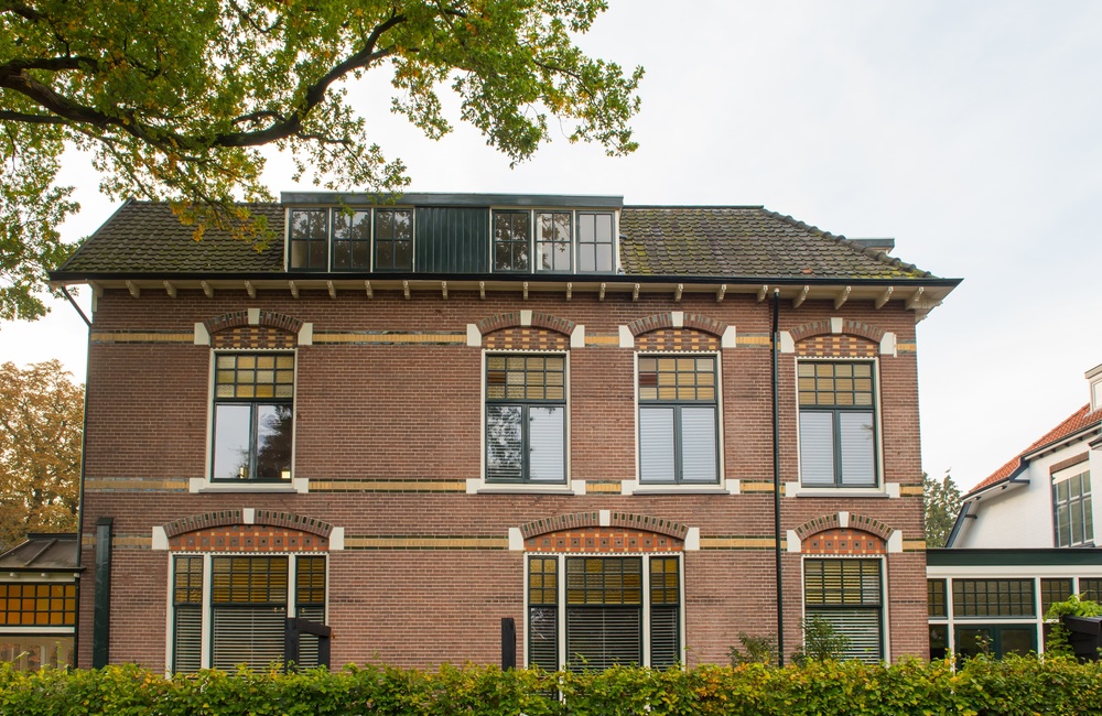 Zijgevel villa Zwanenzicht 2016