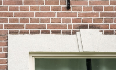 Detail voorgevel villa