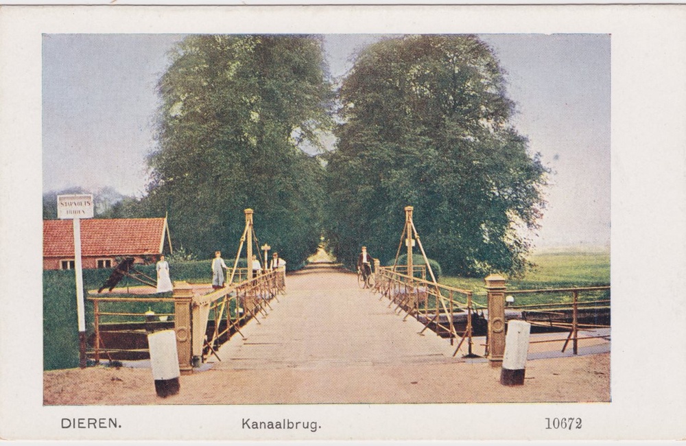 Sluisbrug ingekleurd