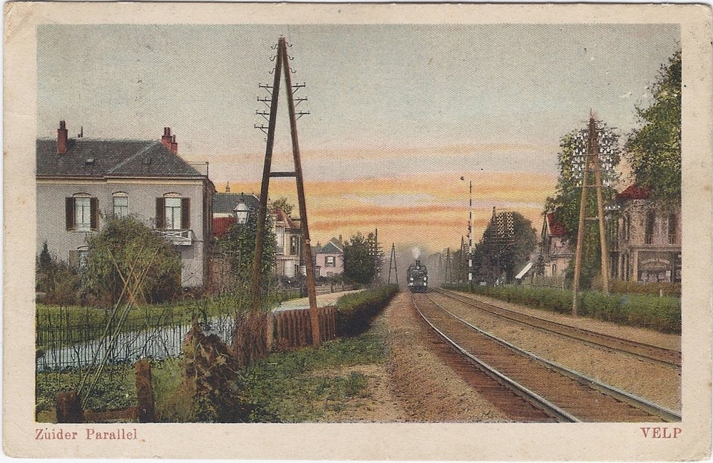 Zuider Parallelweg omstreeks 1905