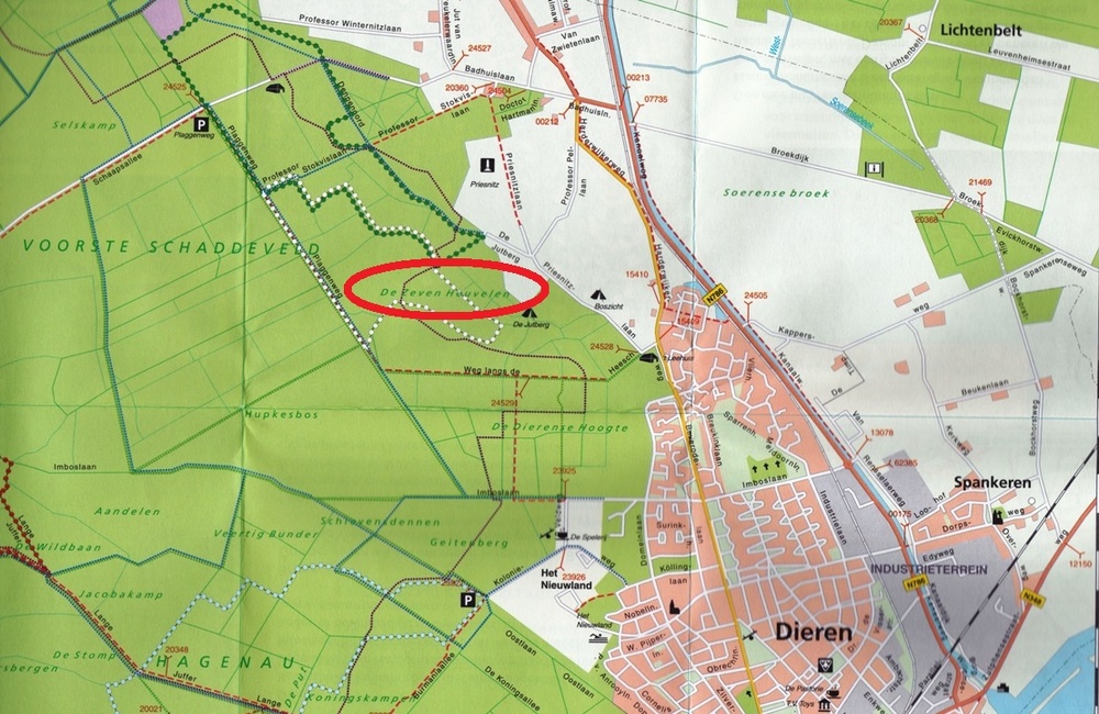 Kaartje met Zeven Heuvelen