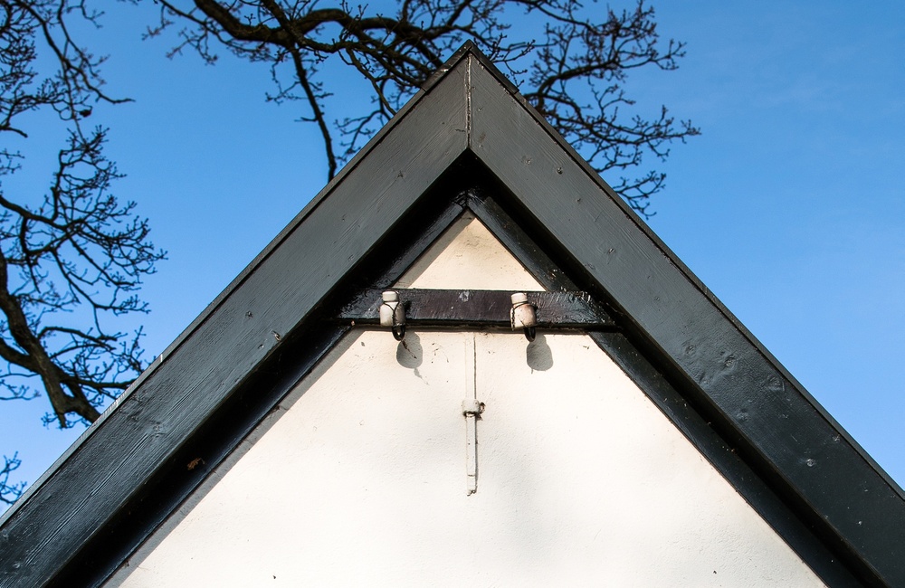 Detail schuur voormalig pension Gerbrandts - 2016