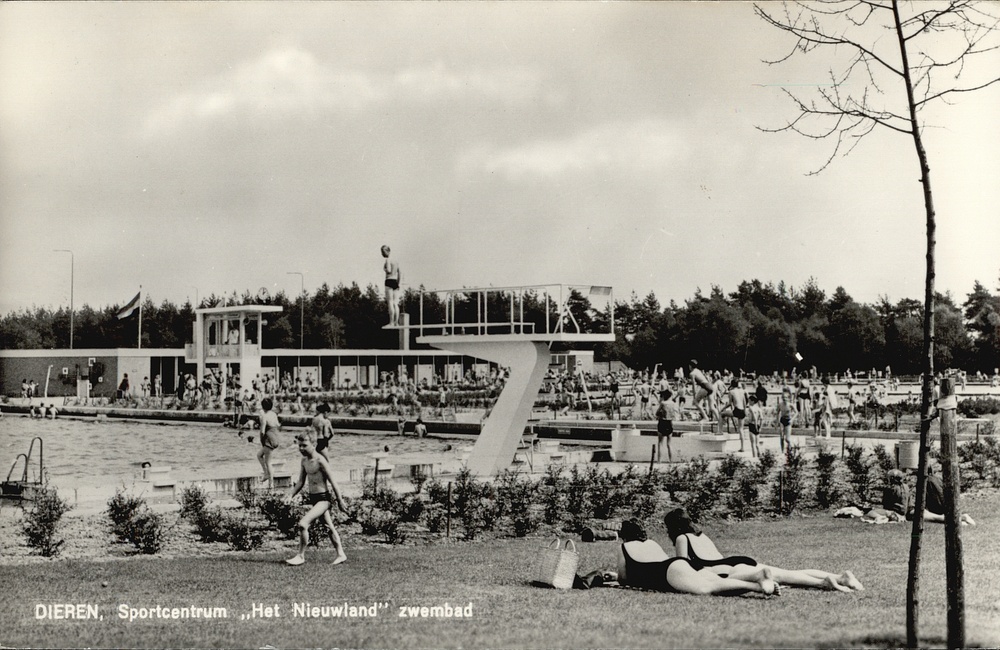 Sportcentrum Het Nieuwland, zwembad 1968