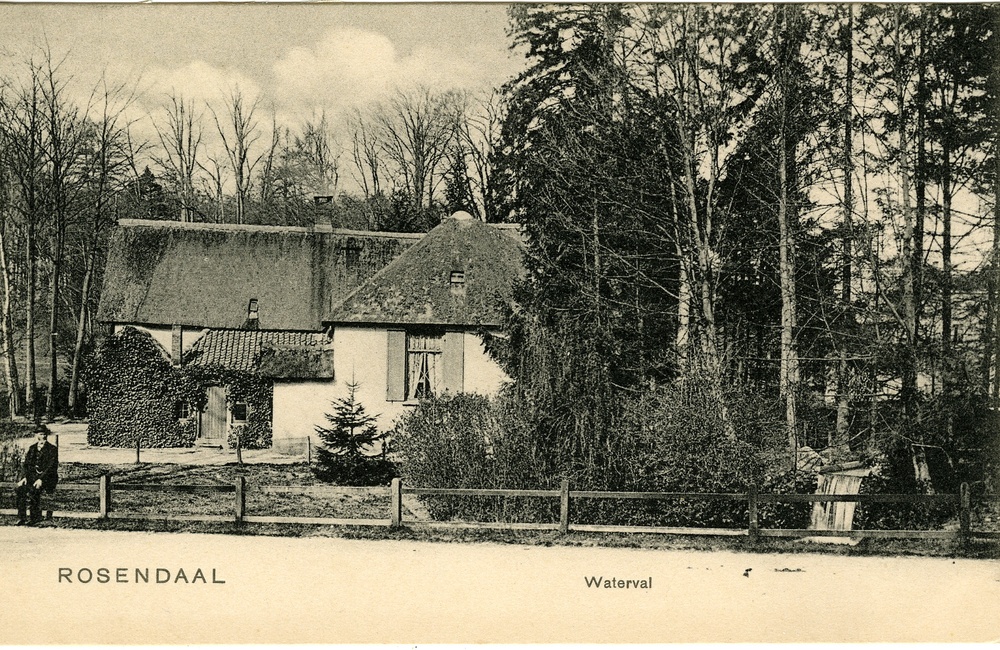 Zijkant woning ca 1920