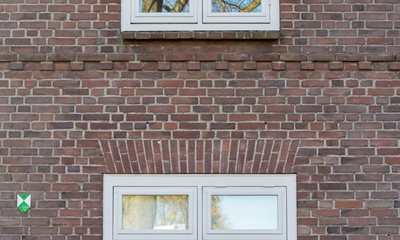 Detail voorgevel Pastorie